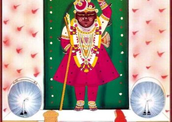 श्रीनाथजी में अबीर की चोली का श्रृंगार