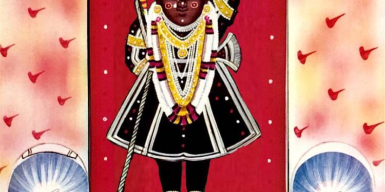 श्रीनाथजी में आज चोवा के वस्त्रों के श्रृंगार