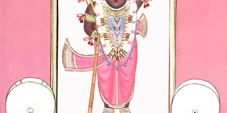 श्रीनाथजी के आज धोती पटका श्रृंगार में दर्शन