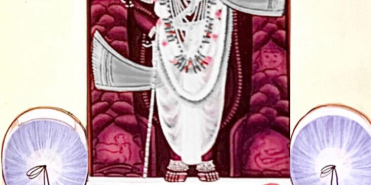 श्रीनाथजी के आज धोती पटका के श्रृंगार दर्शन