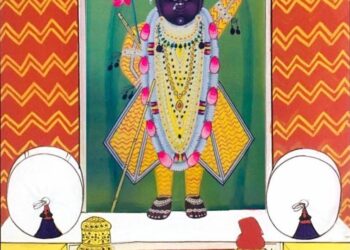 श्रीनाथजी में आज ग्वाल-पगा का श्रृंगार