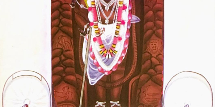 श्रीनाथजी में आज श्वेत आड़बंद और गोल चंद्रिका के श्रृंगार दर्शन