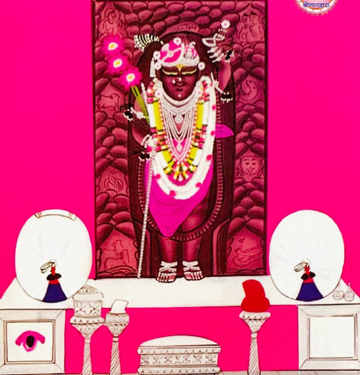 श्रीनाथजी में आज आड़बंद किलंगी के श्रृंगार दर्शन