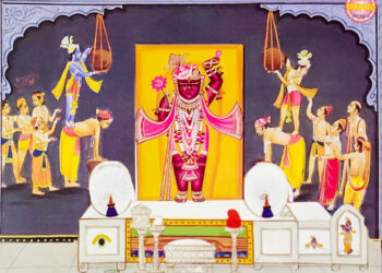 श्रीनाथजी में आज मल्लकाछ-टिपारा के श्रृंगार दर्शन