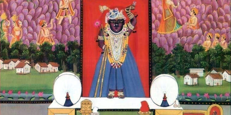 श्रीनाथजी की उर्ध्व भुजा प्राकट्य दिवस उत्सव की बधाई