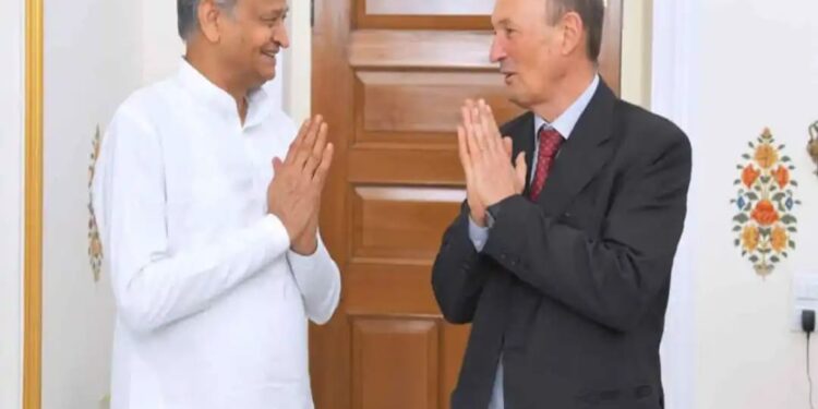 अर्जेन्टीना के राजदूत ने मुख्यमंत्री से मुलाकात कर राजस्थान में निवेश की जताई इच्छा