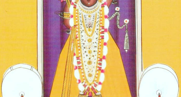 आज श्रीनाथजी में श्री काका-वल्लभजी के उत्सव श्रृंगार