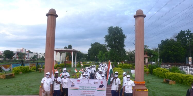 आजादी का अमृत महोत्सव के तहत फ्रीडम रन 2.0 का आयोजन