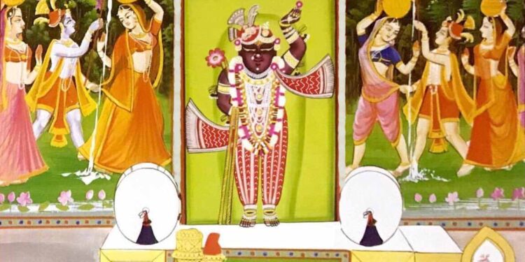 श्रीनाथजी को आज सूथन-पटका, फेंटा का श्रृंगार