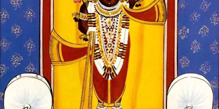 श्रीनाथजी में आज धोती-पटका के श्रृंगार दर्शन