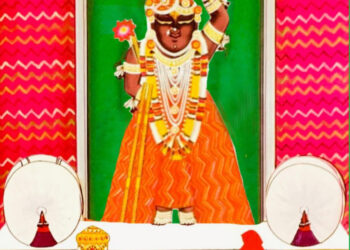 ऋतु का छेला (अंतिम) पिछोड़ा का श्रृंगार