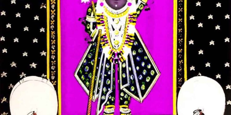 श्रीनाथजी में आज पंचम विलास, श्याम छापा का श्रृंगार