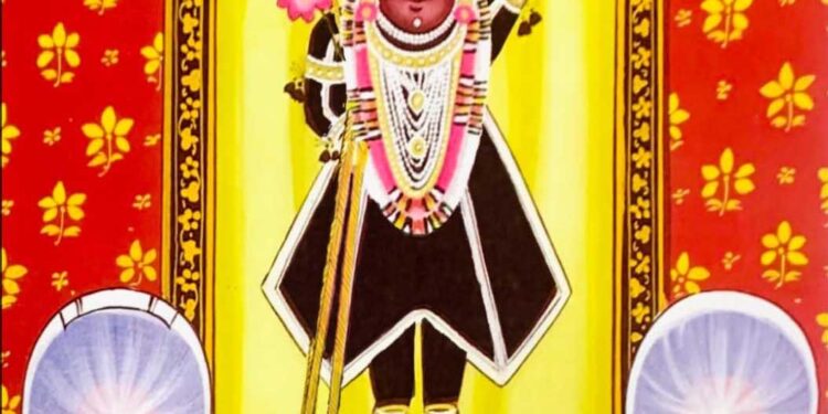 श्रीनाथजी में आज एकादशी का प्रतिनिधि का श्रृंगार