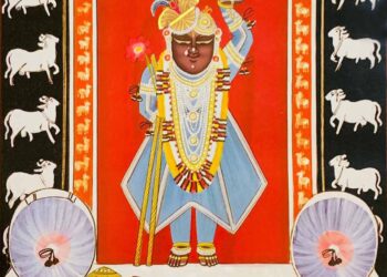 श्रीनाथजी में आज पीत दुमाला का श्रृंगार