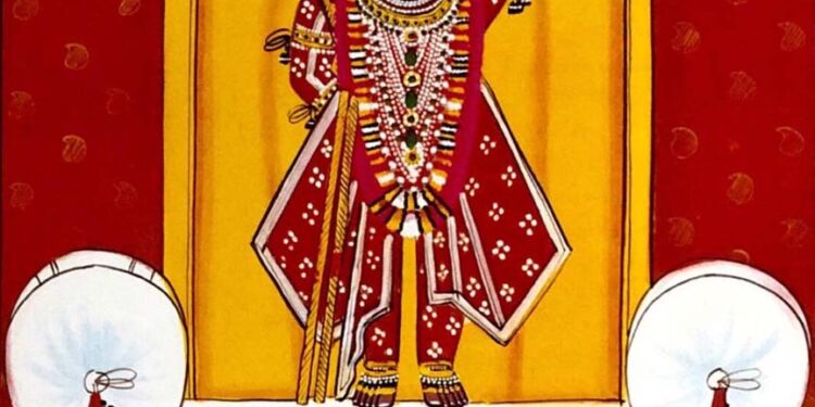 श्रीनाथजी में आज नवम विलास, आगम के श्रृंगार