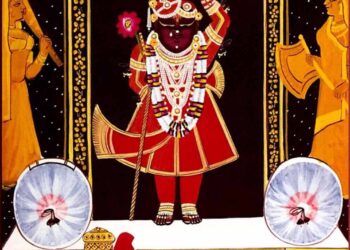 श्रीनाथजी में आज अभ्यंग के श्रृंगार