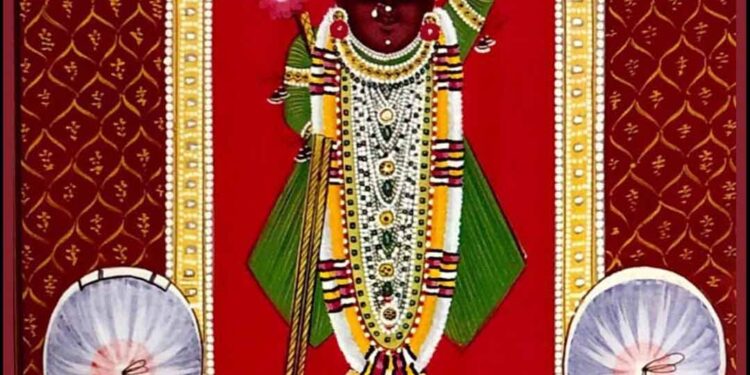 श्रीनाथजी में आज धनतेरस का प्रतिनिधि का श्रृंगार