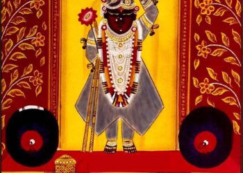 श्रीनाथजी में आज एकादशी के आप (टीकेत) के श्रृंगार