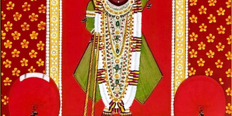 श्रीनाथजी में आज धनतेरस के श्रृंगार दर्शन, बधाई