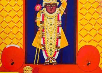 श्रीनाथजी में आज रूप चतुर्दशी के श्रृंगार, बधाई