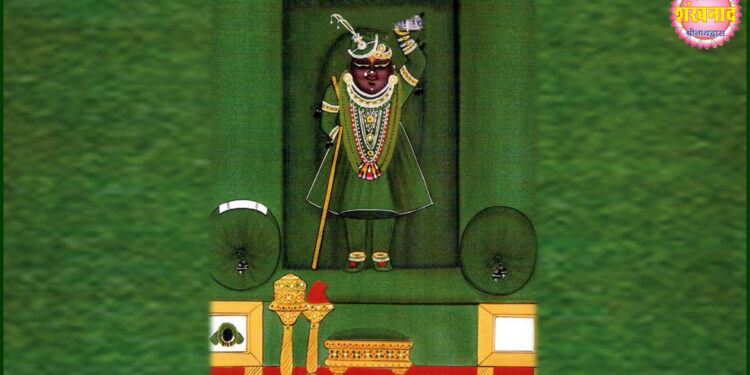 श्रीनाथजी में आज से घटा प्रारंभ, हरी घटा के दर्शन