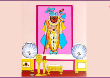 श्रीनाथजी में आज टिपारा-रुमाल के श्रृंगार दर्शन