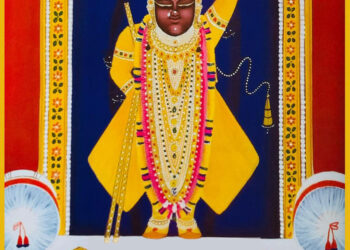 श्रीनाथजी में आज श्रीगुसांईजी के उत्सव का आगम का श्रृंगार