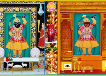 श्रीनाथजी में आज श्री विशालबावा के जन्म दिवस का श्रृंगार, बधाई