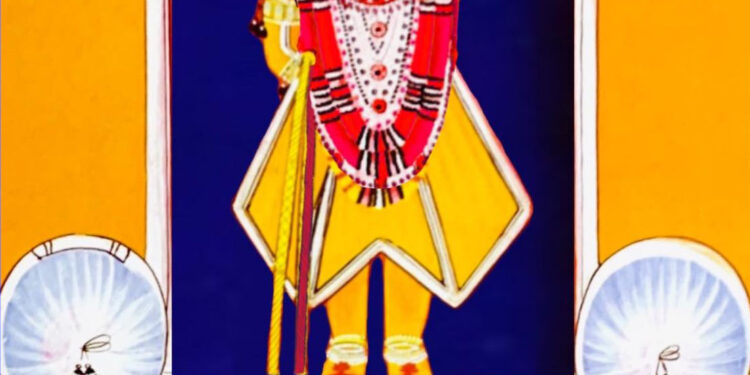 श्रीनाथजी में आज श्री विट्ठलनाथजी के घर का द्वितीय मंगलभोग