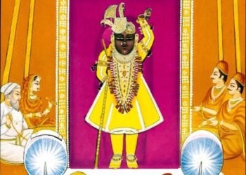 श्रीनाथजी में आज श्री दामोदरलालजी का उत्सव