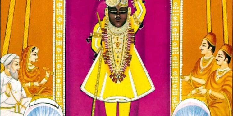 श्रीनाथजी में आज श्री दामोदरलालजी का उत्सव