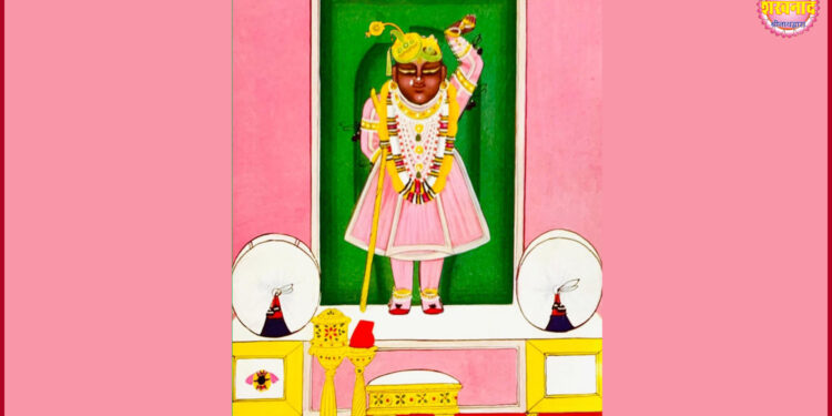 श्रीनाथजी के आज के दर्शन, गोल चन्द्रिका, गद्दल का चोखटा