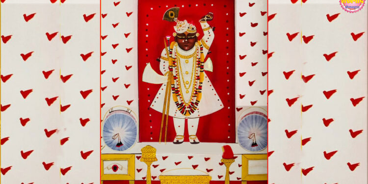 श्रीनाथजी में आज बसंत-पंचमी का प्रतिनिधि का श्रृंगार