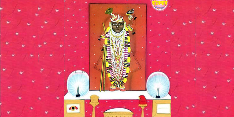 श्रीनाथजी में आज डोलोत्सव के आगम का श्रृंगार