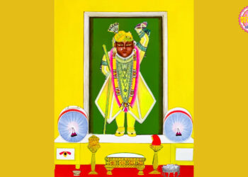 श्रीनाथजी के आज सीधी चन्द्रिका का श्रृंगार