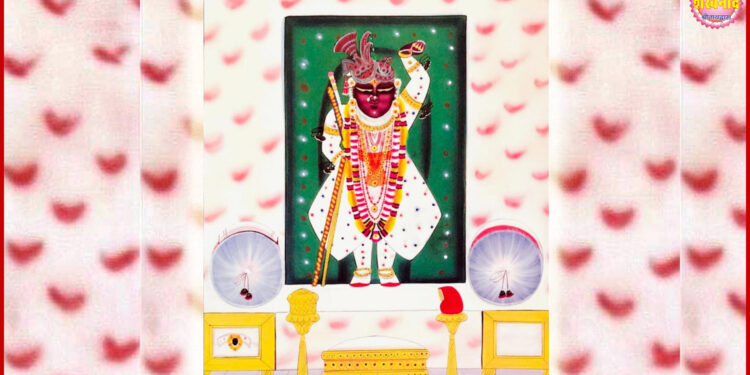 श्रीनाथजी के आज कतरा-चन्द्रिका श्रृंगार के दर्शन