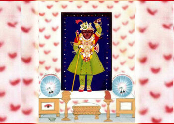 श्रीनाथजी के आज गुलाल की चोली के श्रृंगार दर्शन