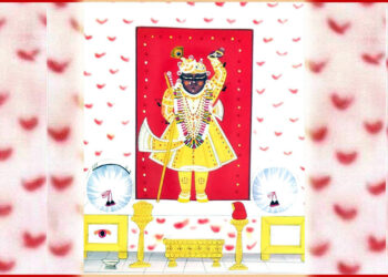 श्रीनाथजी में आज दोहरा मनोरथ (भलका चौथ) का श्रृंगार