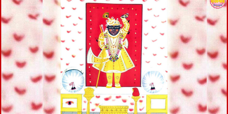 श्रीनाथजी में आज दोहरा मनोरथ (भलका चौथ) का श्रृंगार