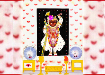 श्रीनाथजी में आज चाकदार पर ग्वाल पगा का श्रृंगार