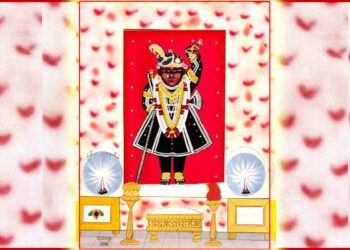 श्रीनाथजी के आज चोवा के वस्त्रों के श्रृंगार दर्शन