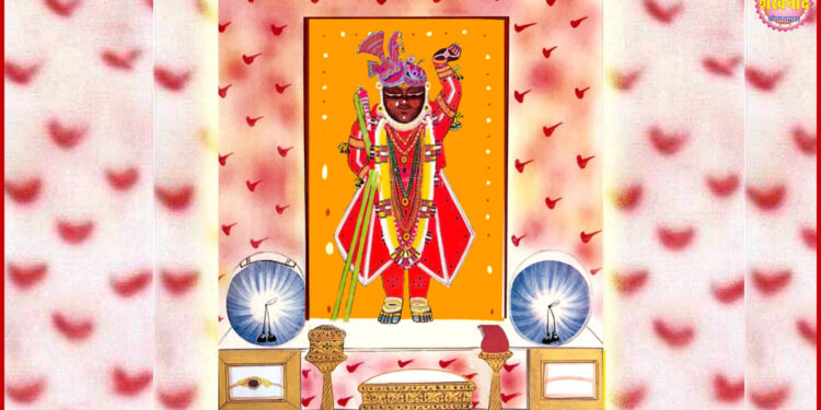 श्रीनाथजी के आज फेंटा का श्रृंगार में दर्शन