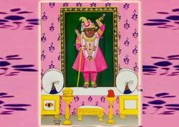 श्रीनाथजी में आज चन्द्रिका कतरा का श्रृंगार