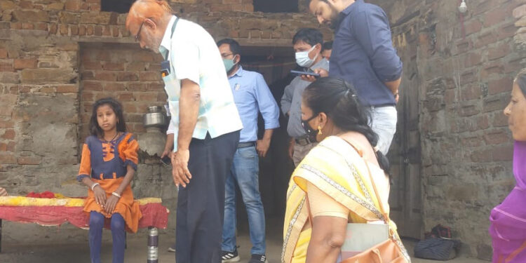 सीएमएचओ ने सेमा ग्राम पंचायत के गोलाया का किया निरीक्षण