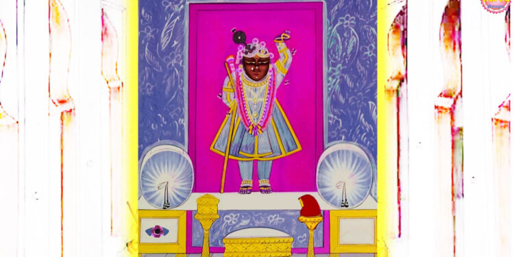 श्रीनाथजी में आज गोल पाग, कतरा चन्द्रिका का श्रृंगार