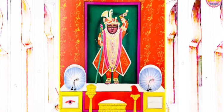 श्रीनाथजी में आज फेटा के साज श्रृंगार दर्शन