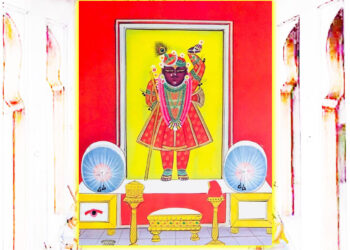 श्रीनाथजी में आज रामनवमी के आगम का श्रृंगार