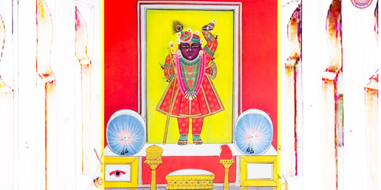 श्रीनाथजी में आज रामनवमी के आगम का श्रृंगार