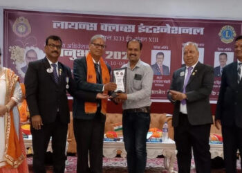 लायन्स क्लब वल्लभा श्रीनाथद्वारा को रीजन कॉन्फ्रेंस में मिले सेवा अवार्ड