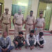 पेयजल पाईप लाईन के पाईप चोरी करने वाले 4 अभियुक्तो को गिरफतार किया